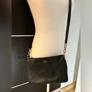 Kate Spade Black Leather Crossbody Bag